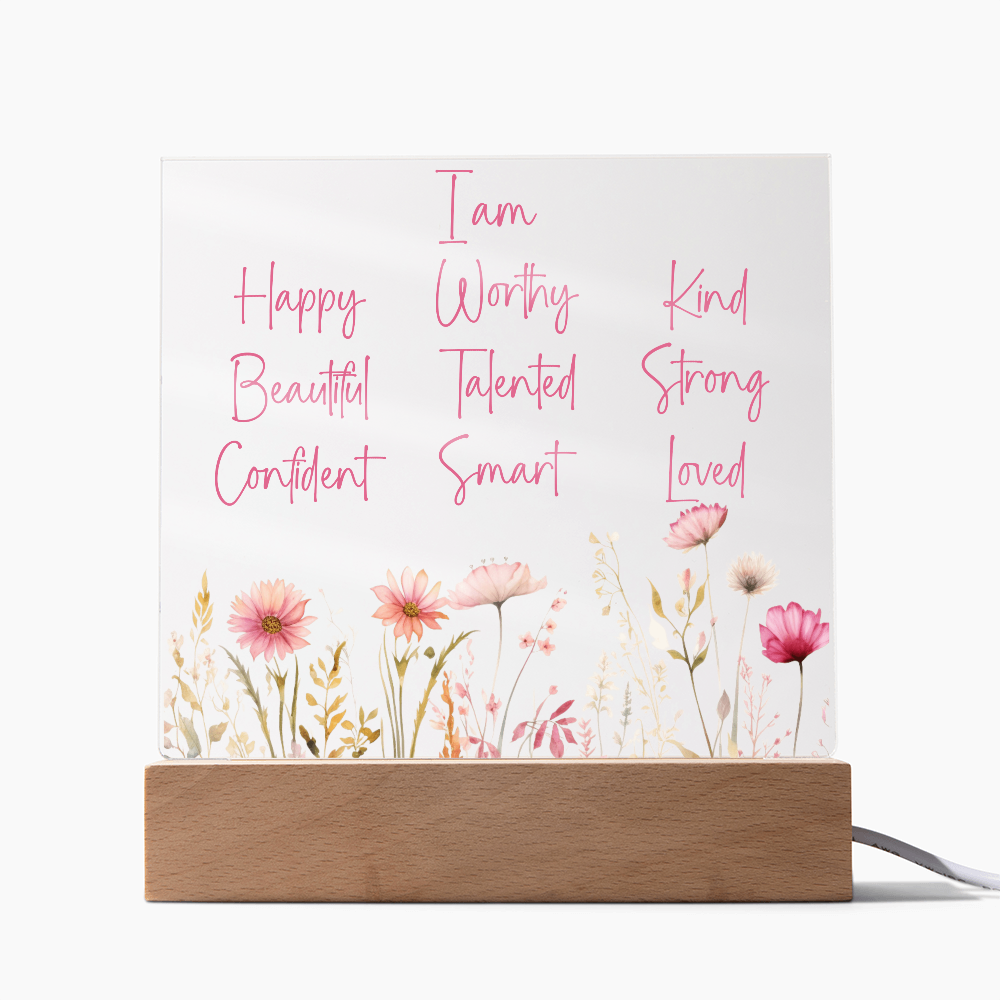 Affirmation Wildflower LED Nightlight