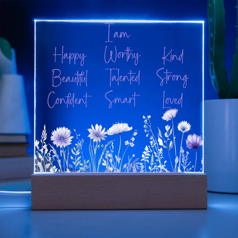 Affirmation Wildflower LED Nightlight