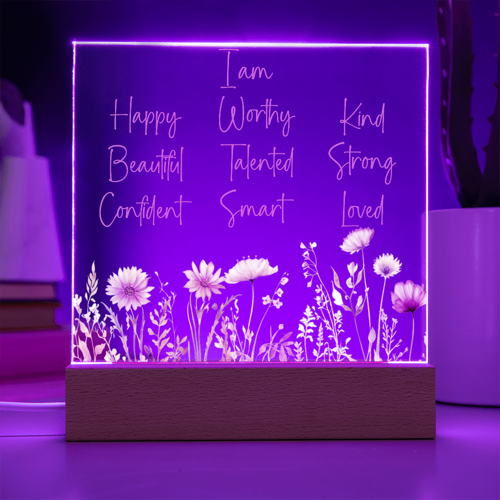 Affirmation Wildflower LED Nightlight