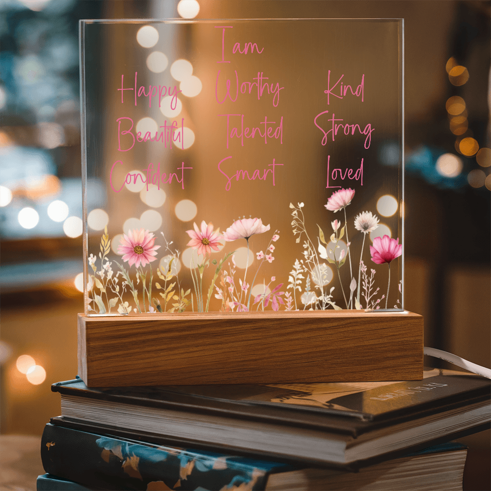 Affirmation Wildflower LED Nightlight
