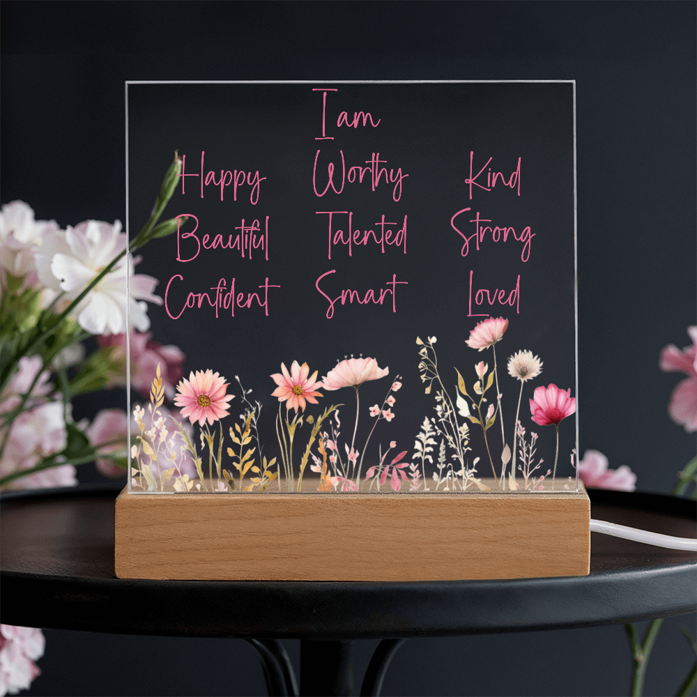 Affirmation Wildflower LED Nightlight