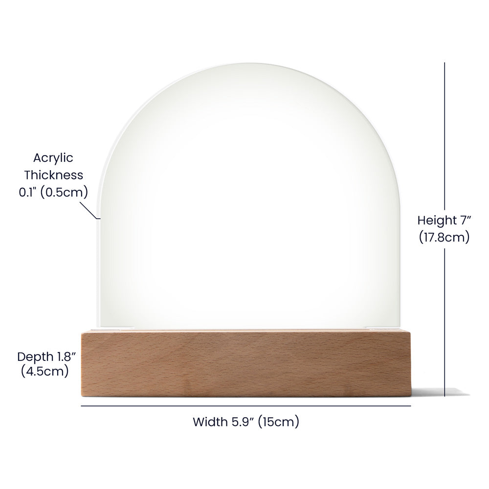 Personalized Teddy Bear Night Light