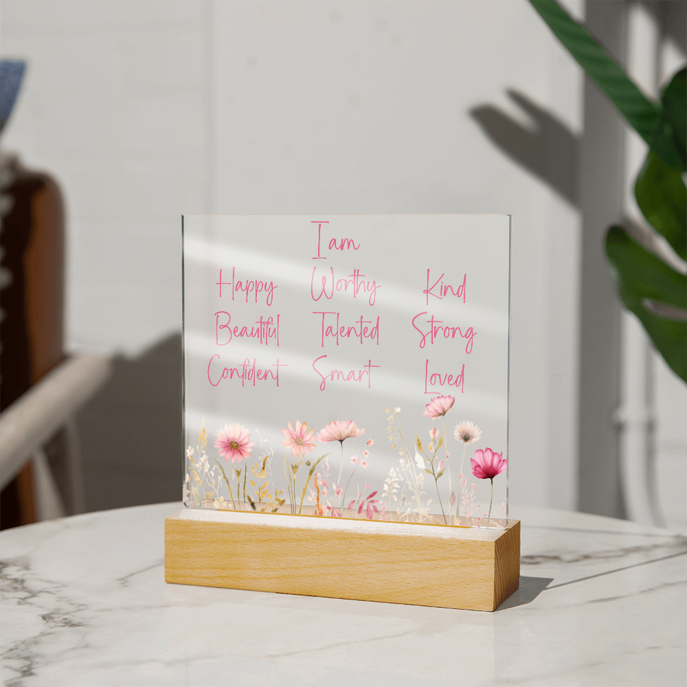 Affirmation Wildflower LED Nightlight