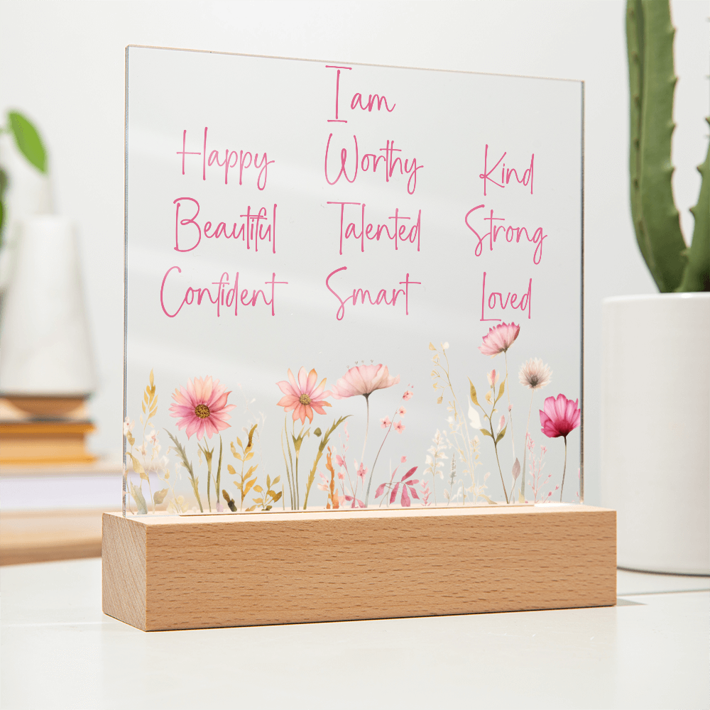 Affirmation Wildflower LED Nightlight