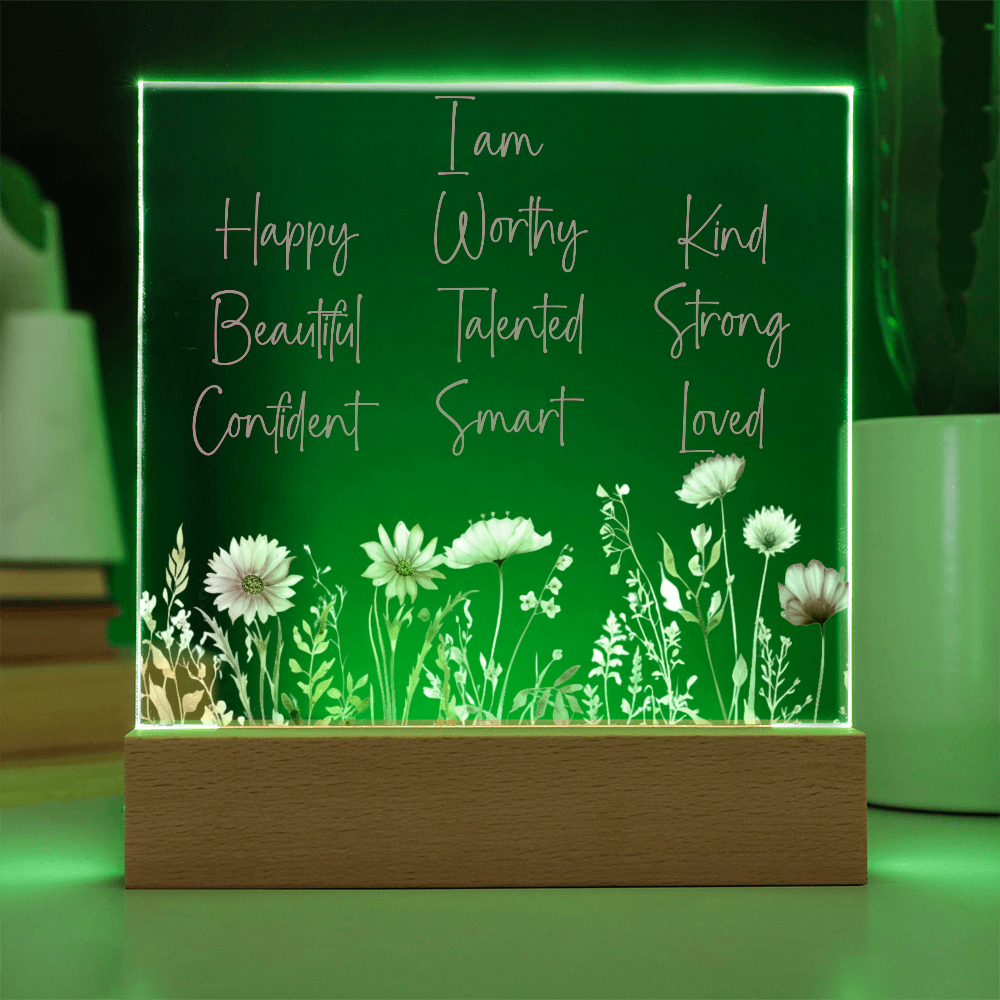 Affirmation Wildflower LED Nightlight