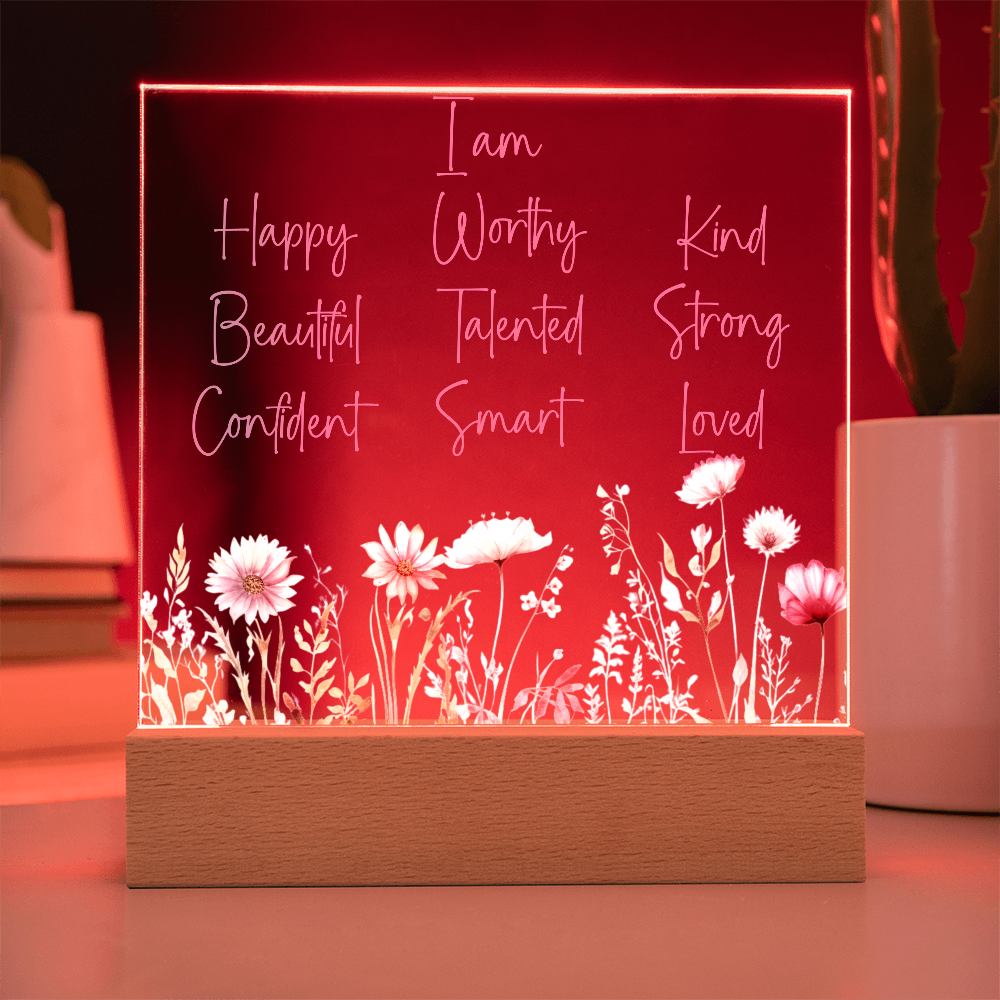 Affirmation Wildflower LED Nightlight