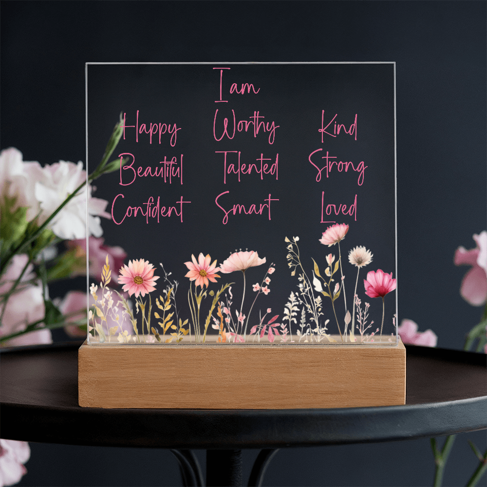 Affirmation Wildflower LED Nightlight